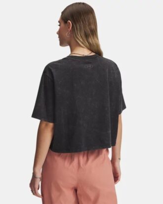 Boxy Crop Wash Kurzarm