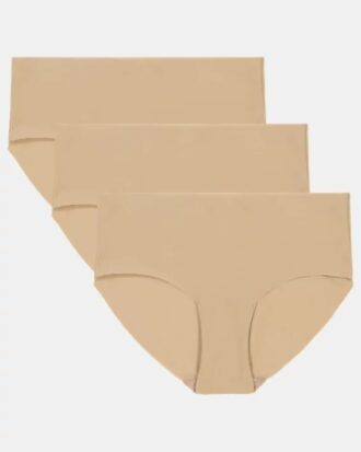 Essential Stretch 3er-Pack No Show Hipster-Unterwäsche