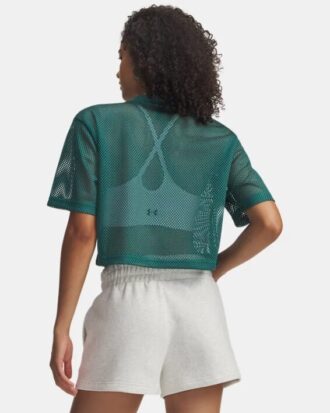 Football Mesh Crop T-Shirt