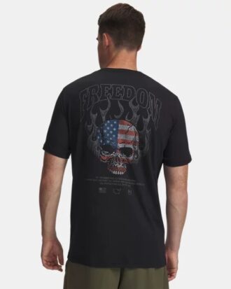 Freedom Fire Skull T-Shirt