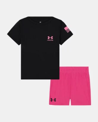 Freedom Flag Newborn Shorts Set