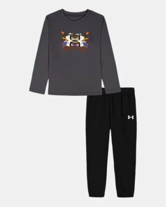 Football Logo Little Langarmshirt & Jogginghose Set