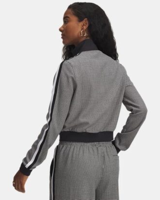 Hahnentritt-Strickjacke