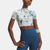 HeatGear® Printed Crop Mock Short Sleeve HeatGear® Printed Crop Mock Short Sleeve