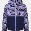 Hoodie mit Blockdruck und durchgehendem Reißverschluss Hoodie mit Blockdruck und durchgehendem Reißverschluss