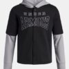 Icon Fleece-Hoodie mit Knopfleiste
