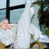 Icon Fleece-Hose mit weitem Bein