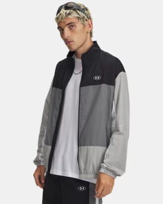 Icon Gewebte Trainingsjacke mit durchgehendem Reißverschluss