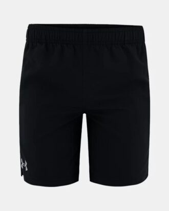 Kleine Shorts mit gewebtem Logo