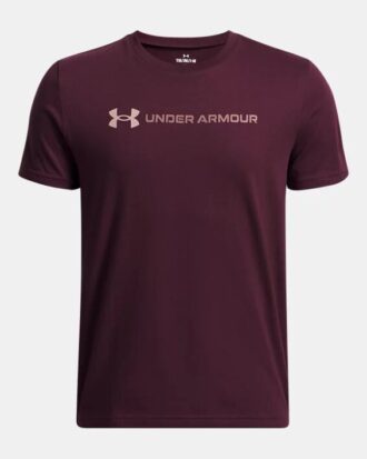 Kurzarm-Shirt mit Logo-Schriftzug