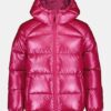 Metallic-Bomber-Pufferjacke