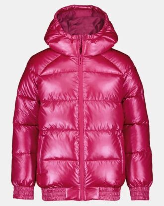 Metallic-Bomber-Pufferjacke