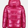 Metallic-Bomber-Pufferjacke