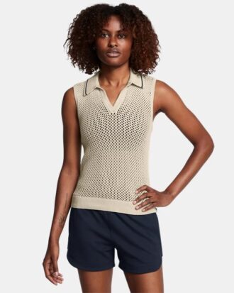 Premier Ärmelloses Sweater-Polo