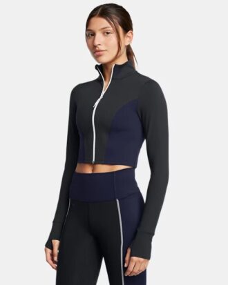 Project Rock Lets Go Crop Full-Zip