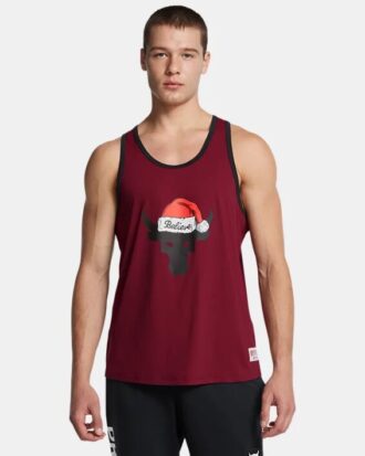 Project Rock Red One Iso-Chill Tank