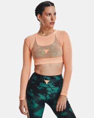 Project Rock Sheer Mesh Langarmshirt