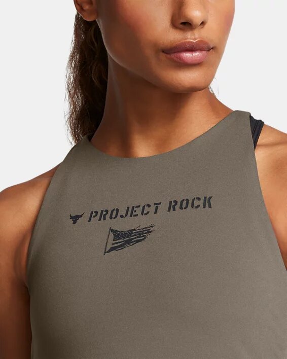 Project Rock Veterans Day Fitted Tank Project Rock Veterans Day Fitted Tank