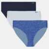 Pure Stretch Printed 3er-Pack No Show Bikini Pure Stretch Printed 3er-Pack No Show Bikini