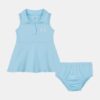 Ärmelloses Polo-Kleid für Kleinkinder mit Windelschutz Ärmelloses Polo-Kleid für Kleinkinder mit Windelschutz