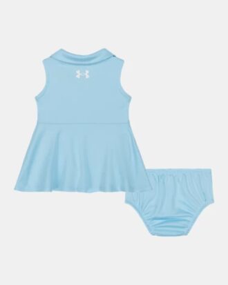 Ärmelloses Polo-Kleid für Kleinkinder mit Windelschutz