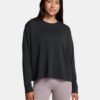 Schweres, kastenförmiges, kurzes Langarmshirt Schweres, kastenförmiges, kurzes Langarmshirt