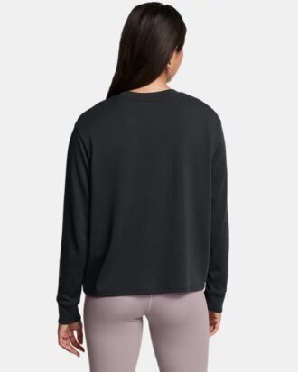 Schweres, kastenförmiges, kurzes Langarmshirt