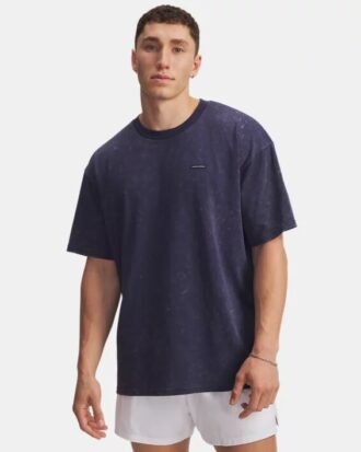 Schweres Logo Wash Oversized Kurzarm