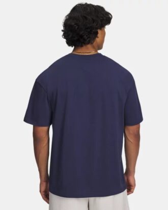 Schweres Marken-Oversize-Shirt mit kurzen Ärmeln