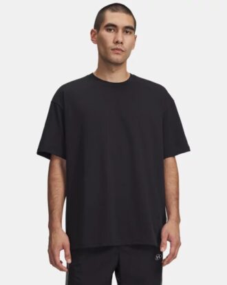 Schweres Oversize-Shirt mit kurzen Ärmeln