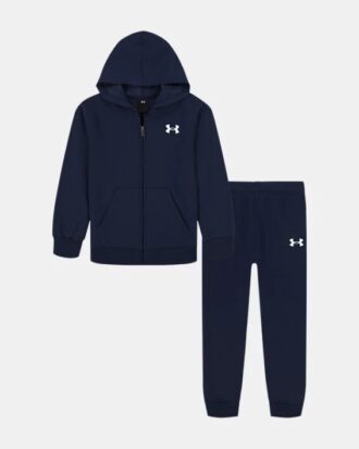 Branded Logo Zip-Up Hoodie Set für Kleinkinder