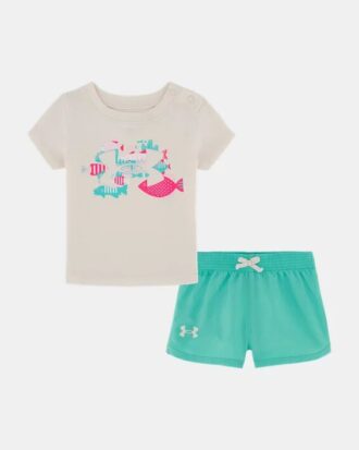 Shorts-Set für Neugeborene mit Fisch-Logo