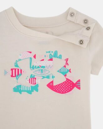 Shorts-Set für Neugeborene mit Fisch-Logo
