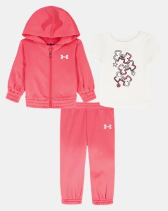 Tech Fleece 3-teiliger Sweatsuit & T-Shirt-Set für Neugeborene