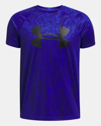 Tech™ Kurzarm-Shirt mit großem Logo-Aufdruck