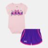 Tolles Logo-Set aus Body für Neugeborene und Shorts aus gewebter Mikrofaser Tolles Logo-Set aus Body für Neugeborene und Shorts aus gewebter Mikrofaser