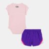 Tolles Logo-Set aus Body für Neugeborene und Shorts aus gewebter Mikrofaser Tolles Logo-Set aus Body für Neugeborene und Shorts aus gewebter Mikrofaser