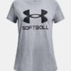 UA Softball Logo Kurzarm-Shirt für Mädchen UA Softball Logo Kurzarm-Shirt für Mädchen