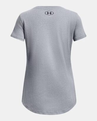 UA Softball Logo Kurzarm-Shirt für Mädchen