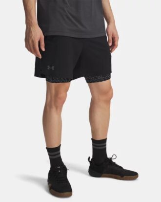 Vanish Gewebte bedruckte 2-in-1-Shorts