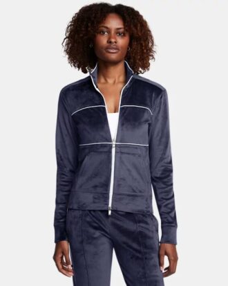 Velours-Trainingsjacke Velours-Trainingsjacke